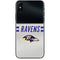NFL Baltimore Ravens White Striped iPhone X Skin
