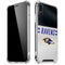 NFL Baltimore Ravens White Striped iPhone XR Clear Case