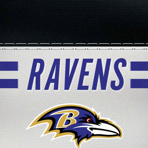 NFL Baltimore Ravens White Striped iPhone XR Skin