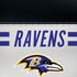 NFL Baltimore Ravens White Striped iPhone XR Skin