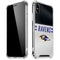 NFL Baltimore Ravens White Striped iPhone XS Max Clear Case