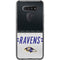 NFL Baltimore Ravens White Striped LG K51/Q51 Clear Case