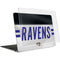 NFL Baltimore Ravens White Striped MacBook Air 13in M1 (2021) Case plus Skin