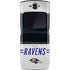 NFL Baltimore Ravens White Striped Motorola RAZR Skin