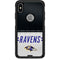 NFL Baltimore Ravens White Striped Otterbox Commuter iPhone Skin