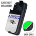 NFL Baltimore Ravens White Striped Otterbox Defender iPhone Skin