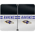 NFL Baltimore Ravens White Striped Surface Duo Skin