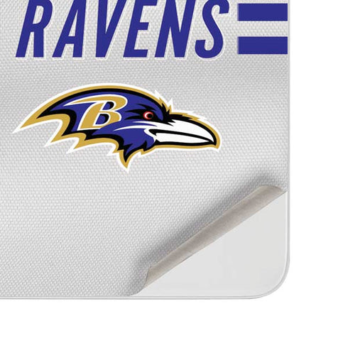 NFL Baltimore Ravens White Striped Surface Duo Skin