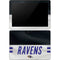 NFL Baltimore Ravens White Striped Surface Go Skin