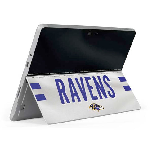 NFL Baltimore Ravens White Striped Surface Go Skin