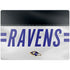 NFL Baltimore Ravens White Striped Surface Laptop 4 15in Skin