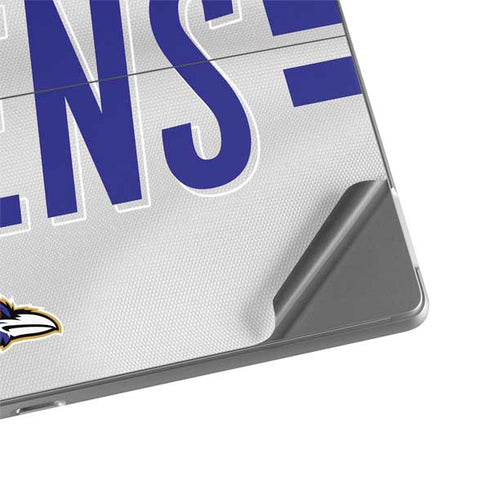 NFL Baltimore Ravens White Striped Surface Pro 8 Skin