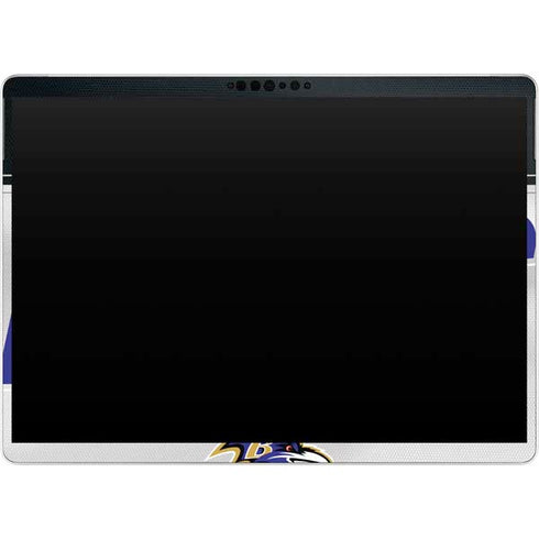 NFL Baltimore Ravens White Striped Surface Pro 9 Skin