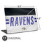 NFL Baltimore Ravens White Striped Universal Laptop 11in (8.8 x 6.2in) Skin