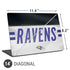 NFL Baltimore Ravens White Striped Universal Laptop 14in (11.4 x 8.2in) Skin