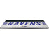 NFL Baltimore Ravens White Striped Universal Laptop 16in (13 x 9.4in) Skin