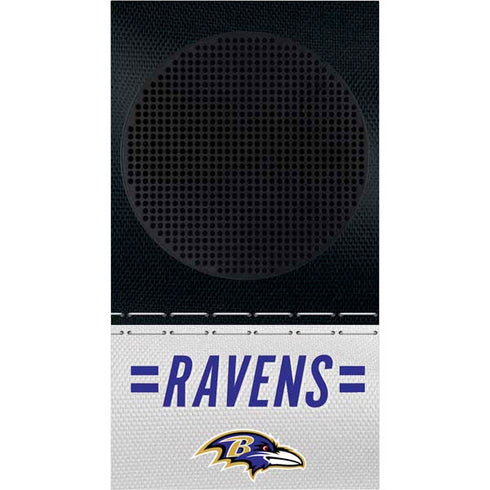 NFL Baltimore Ravens White Striped Xbox Series S Bundle Skin