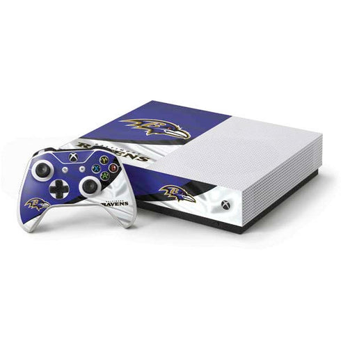 NFL Baltimore Ravens Xbox One S All-Digital Edition Bundle Skin