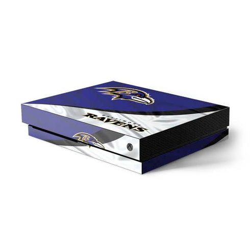 NFL Baltimore Ravens Xbox One X Console Skin