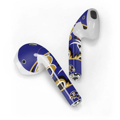 NFL Baltimore Ravens Zone Block Apple AirPods Skin