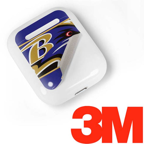 NFL Baltimore Ravens Zone Block Apple AirPods Skin