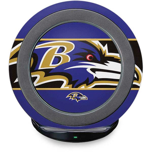 NFL Baltimore Ravens Zone Block Fast Charge Wireless Charging Stand Skin