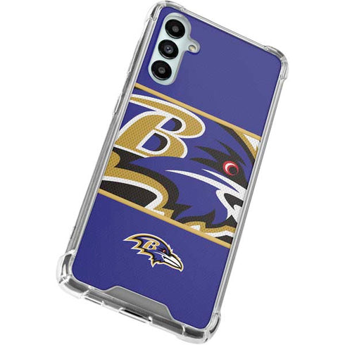 NFL Baltimore Ravens Zone Block Galaxy A15 5G Clear Case
