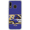 NFL Baltimore Ravens Zone Block Galaxy A20 Clear Case