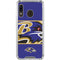 NFL Baltimore Ravens Zone Block Galaxy A30 Clear Case