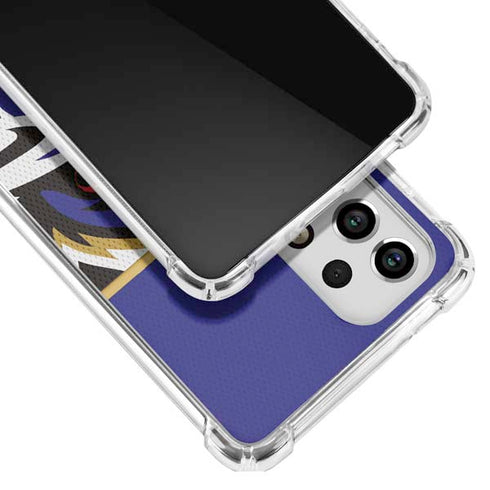 NFL Baltimore Ravens Zone Block Galaxy A53 5G Clear Case