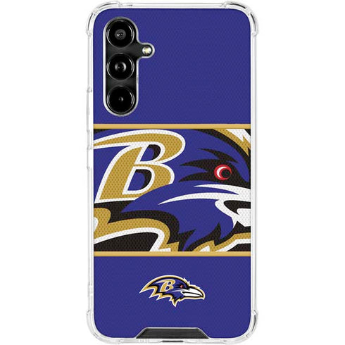 NFL Baltimore Ravens Zone Block Galaxy A54 5G Clear Case