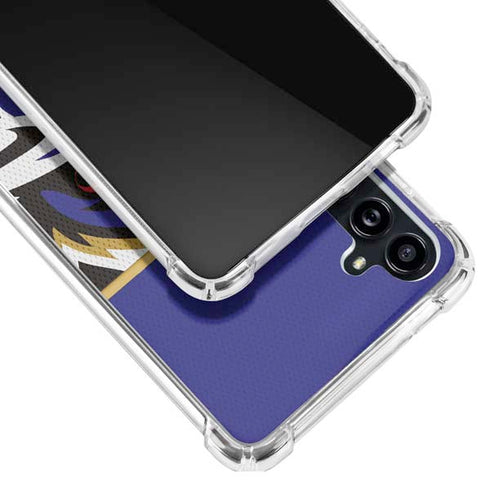 NFL Baltimore Ravens Zone Block Galaxy A54 5G Clear Case