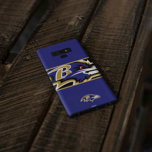 NFL Baltimore Ravens Zone Block Galaxy Note 9 Skin