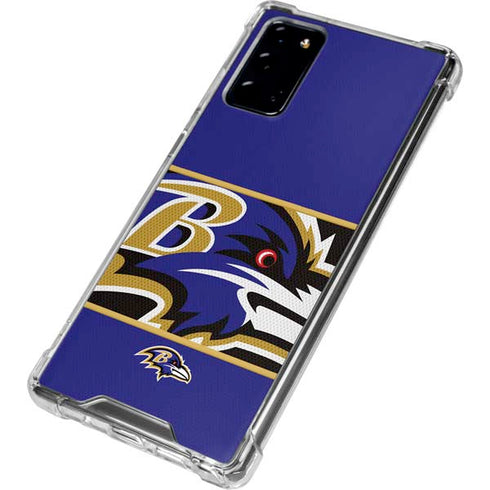 NFL Baltimore Ravens Zone Block Galaxy Note20 5G Clear Case