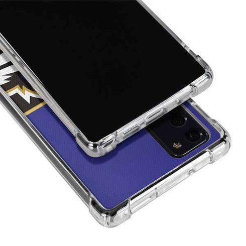 NFL Baltimore Ravens Zone Block Galaxy Note20 5G Clear Case