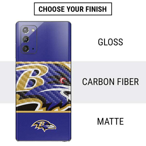 NFL Baltimore Ravens Zone Block Galaxy Note20 5G Skin
