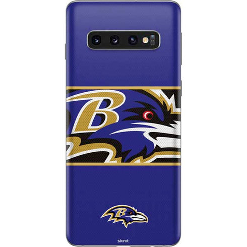 NFL Baltimore Ravens Zone Block Galaxy S10 Skin