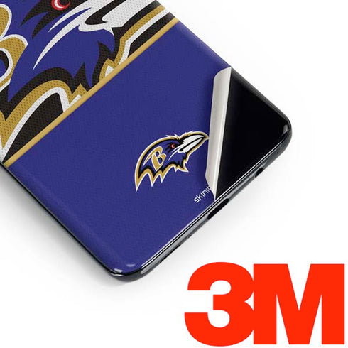 NFL Baltimore Ravens Zone Block Galaxy S10 Skin