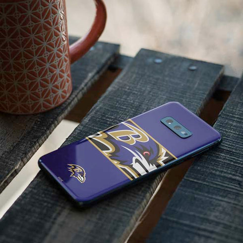 NFL Baltimore Ravens Zone Block Galaxy S10e Skin