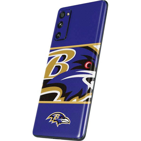 NFL Baltimore Ravens Zone Block Galaxy S20 Fan Edition Skin