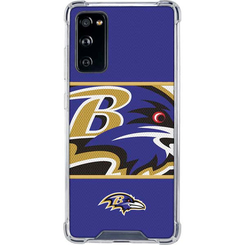 NFL Baltimore Ravens Zone Block Galaxy S20 FE Clear Case