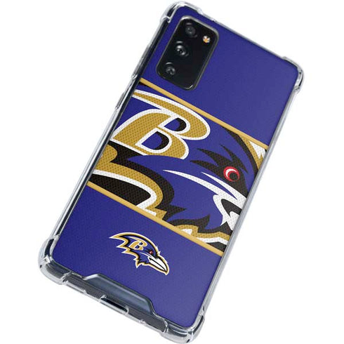 NFL Baltimore Ravens Zone Block Galaxy S20 FE Clear Case