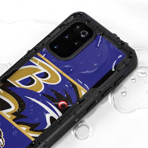 NFL Baltimore Ravens Zone Block Galaxy S20 Plus Waterproof Case