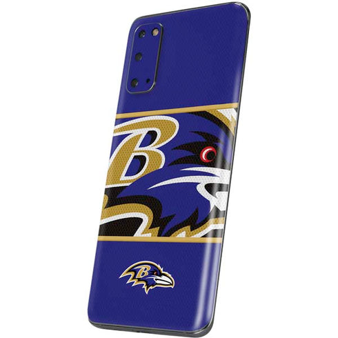 NFL Baltimore Ravens Zone Block Galaxy S20 Skin