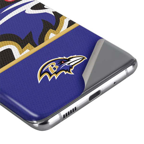 NFL Baltimore Ravens Zone Block Galaxy S20 Skin