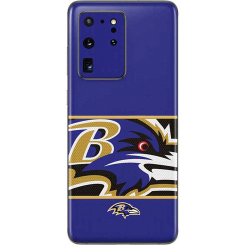 NFL Baltimore Ravens Zone Block Galaxy S20 Ultra 5G Skin