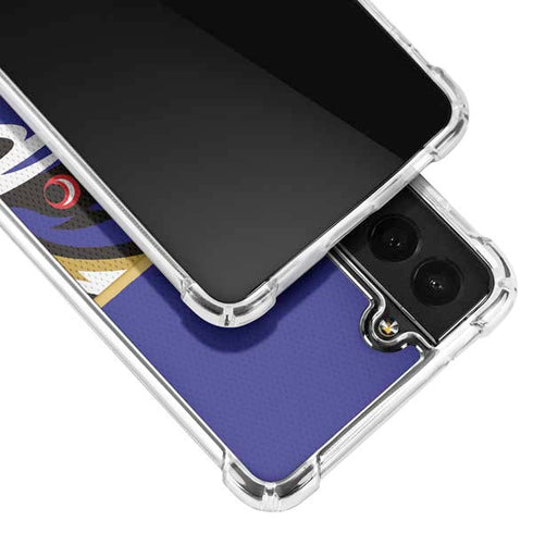 NFL Baltimore Ravens Zone Block Galaxy S21 Plus 5G Clear Case
