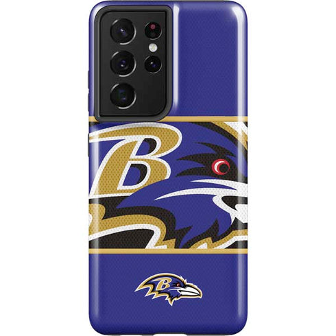 NFL Baltimore Ravens Zone Block Galaxy S21 Ultra 5G Pro Case