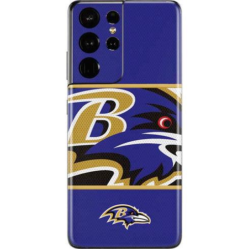 NFL Baltimore Ravens Zone Block Galaxy S21 Ultra 5G Skin