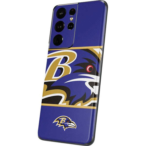 NFL Baltimore Ravens Zone Block Galaxy S21 Ultra 5G Skin